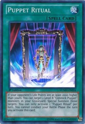 Puppet Ritual [NUMH-EN054] Super Rare - Yu-Gi-Oh! - Card Brawlers | Quebec | Canada |