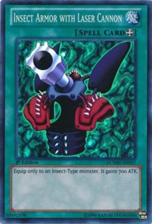 Insect Armor with Laser Cannon [NUMH-EN057] Super Rare - Yu-Gi-Oh! - Card Brawlers | Quebec | Canada |