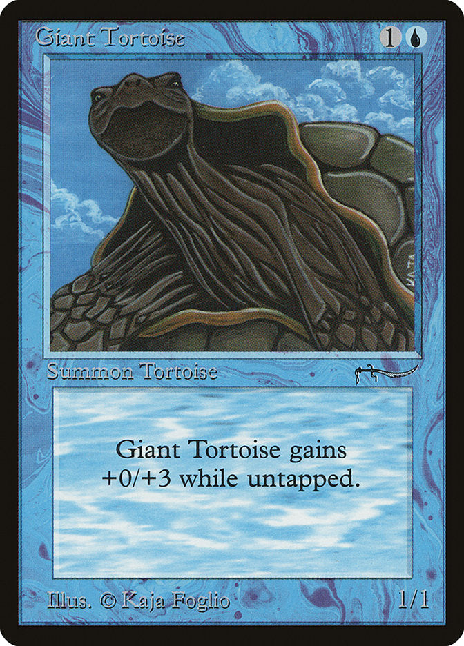Giant Tortoise (Light Mana Cost) [Arabian Nights] - Magic: The Gathering - Card Brawlers | Quebec | Canada |