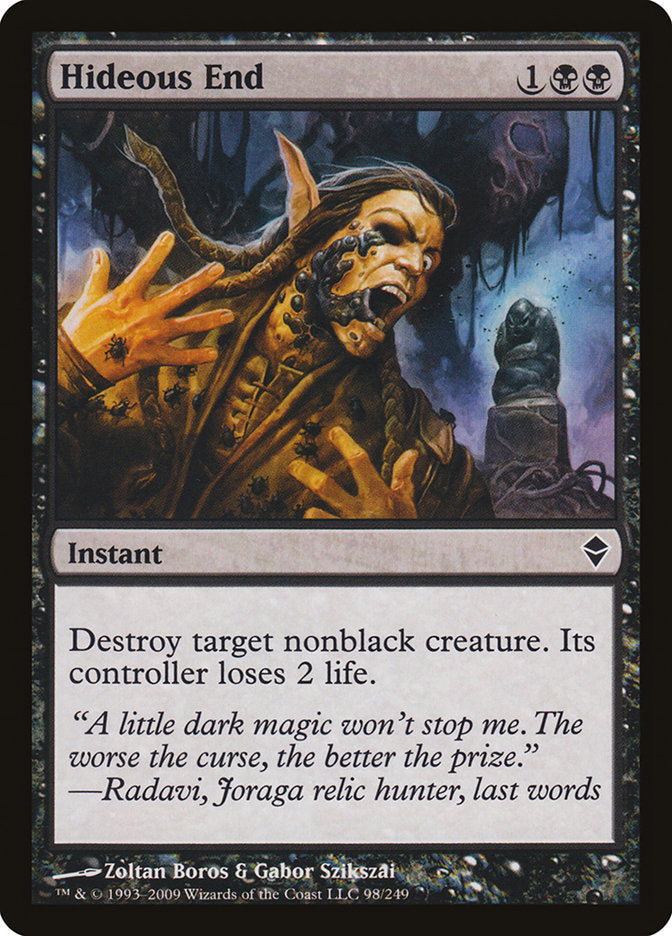 Hideous End [Zendikar] - Magic: The Gathering - Card Brawlers | Quebec | Canada |