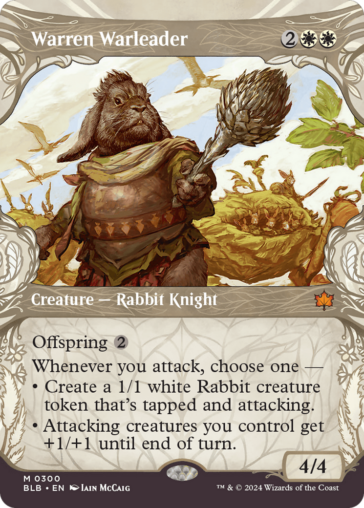 Warren Warleader (Showcase) [Bloomburrow] - Magic: The Gathering - Card Brawlers | Quebec | Canada |
