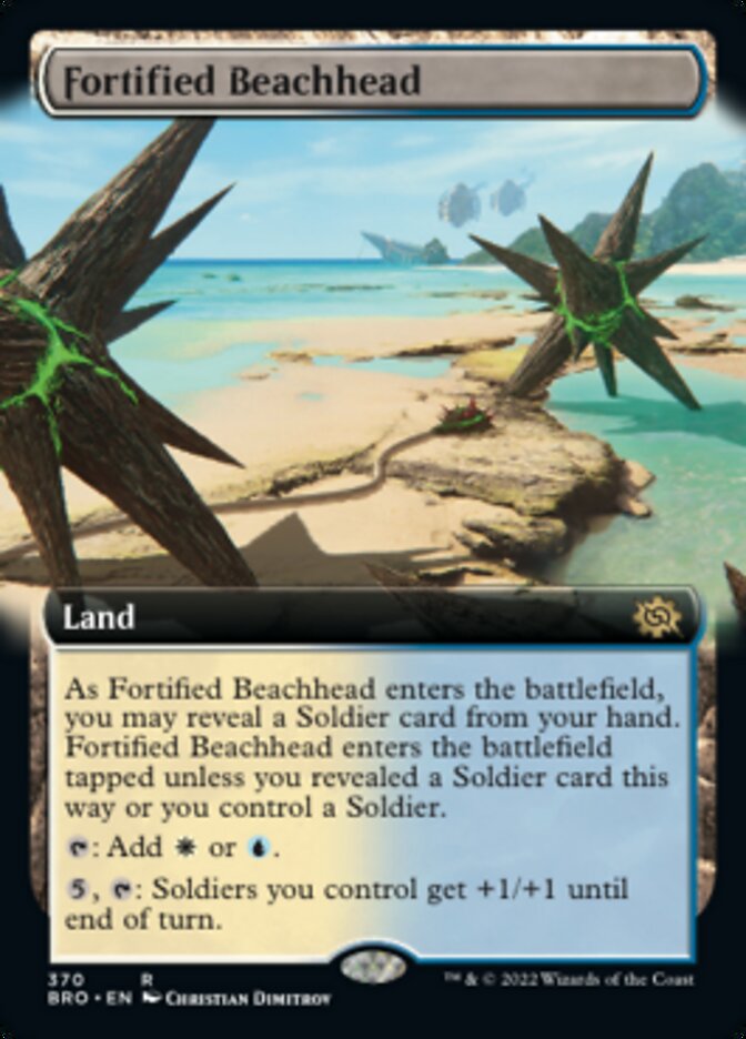Fortified Beachhead (Extended Art) [The Brothers' War] - Magic: The Gathering - Card Brawlers | Quebec | Canada |