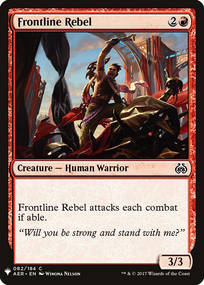 Frontline Rebel [Mystery Booster] - Magic: The Gathering - Card Brawlers | Quebec | Canada |