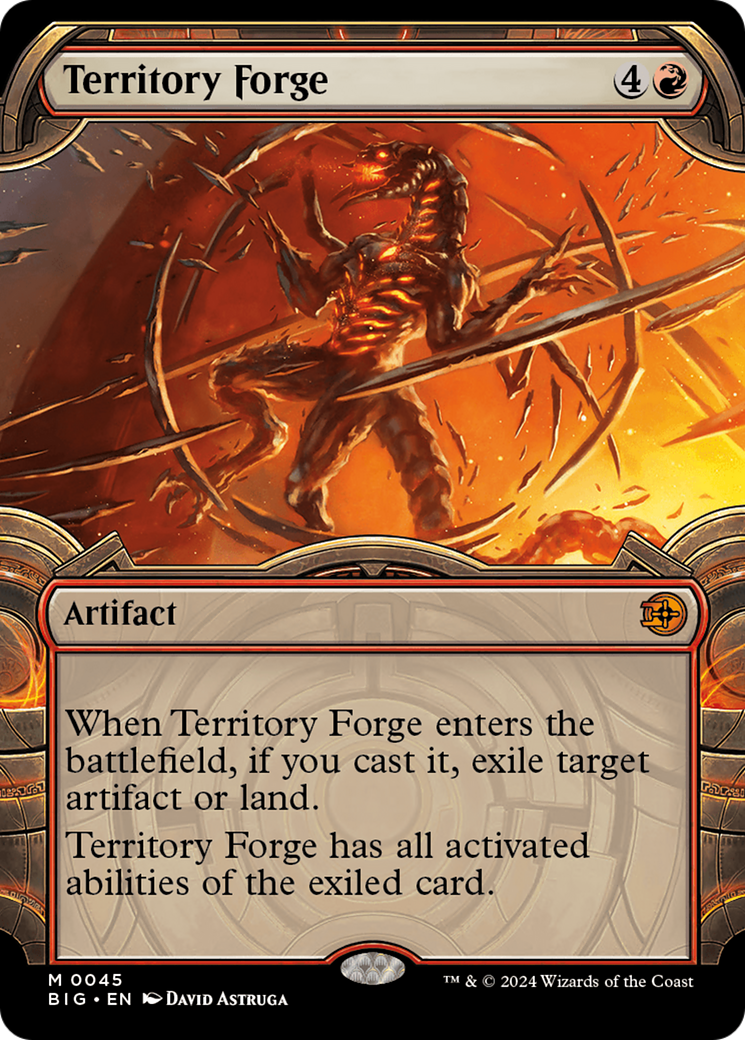 Territory Forge (Showcase) [Outlaws of Thunder Junction: The Big Score] - Magic: The Gathering - Card Brawlers | Quebec | Canada |
