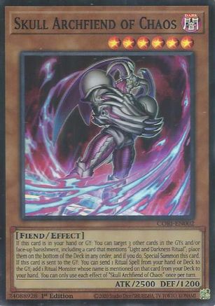Skull Archfiend of Chaos (CORI-EN002) Super Rare