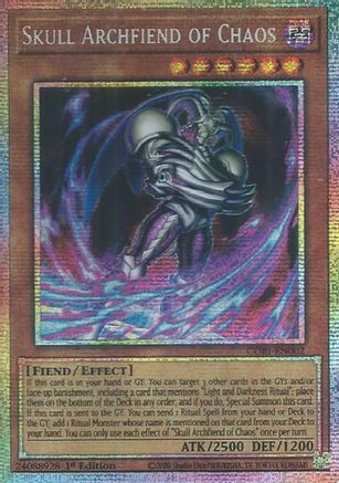 Skull Archfiend of Chaos (Starlight Rare) (CORI-EN002) Starlight Rare