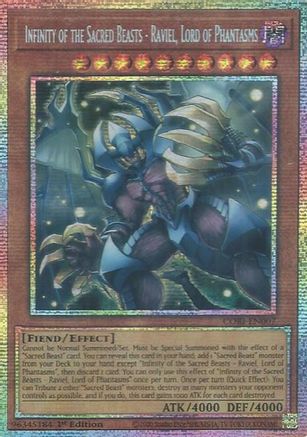 Infinity of the Sacred Beasts - Raviel, Lord of Phantasms (Starlight Rare) (CORI-EN007) Starlight Rare