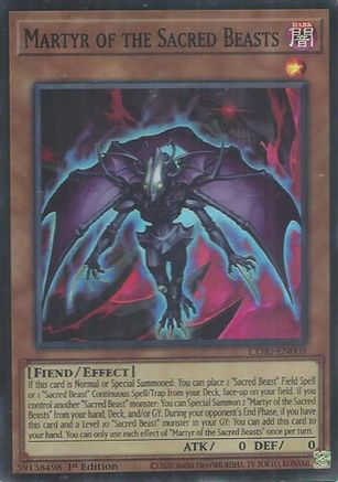 Martyr of the Sacred Beasts (CORI-EN009) Super Rare