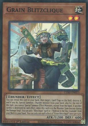 Grain Blitzclique (CORI-EN013) Super Rare