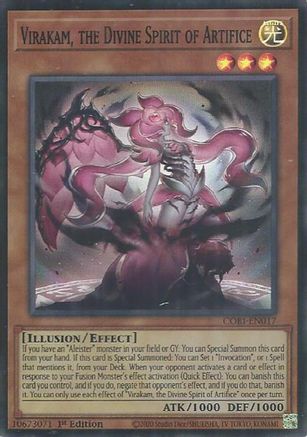 Virakam, the Divine Spirit of Artifice (CORI-EN017) Super Rare