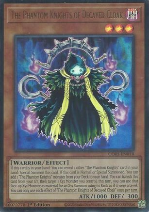 The Phantom Knights of Decayed Cloak (CORI-EN018) Ultra Rare