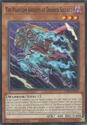 The Phantom Knights of Doomed Soleret (CORI-EN019) Common / Short Print