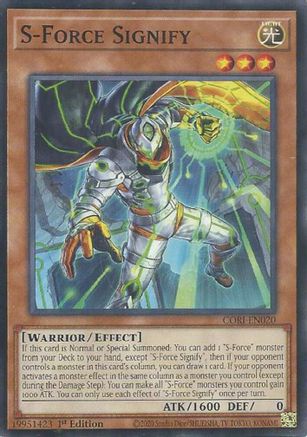 S-Force Signify (CORI-EN020) Common / Short Print