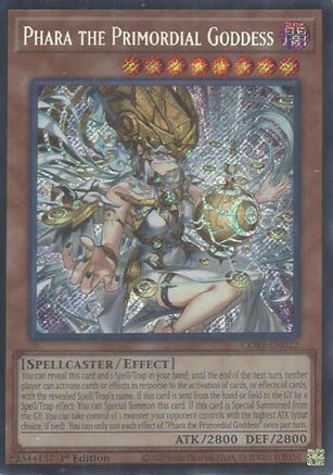 Phara the Primordial Goddess (Secret Rare) (CORI-EN022) Secret Rare