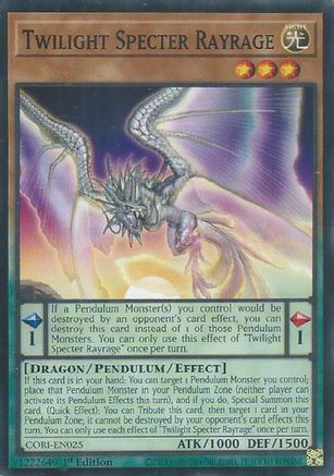 Twilight Specter Rayrage (CORI-EN025) Common / Short Print