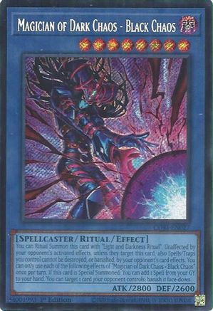 Magician of Dark Chaos - Black Chaos (Secret Rare) (CORI-EN027) Secret Rare