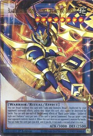 Black Luster Soldier - Soldier of Light and Darkness (Extended Art) (CORI-EN028) Ultra Rare