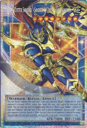 Black Luster Soldier - Soldier of Light and Darkness (Starlight Rare) (Extended Art) (CORI-EN028) Starlight Rare