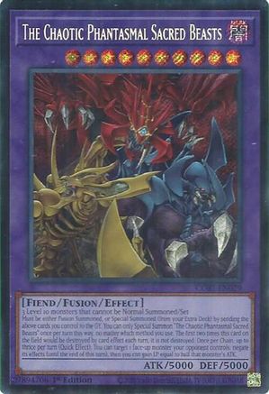 The Chaotic Phantasmal Sacred Beasts (Secret Rare) (CORI-EN029) Secret Rare