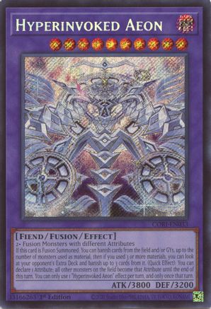 Hyperinvoked Aeon (CORI-EN033) Secret Rare - Chaos Origins - Card Brawlers | Quebec | Canada |