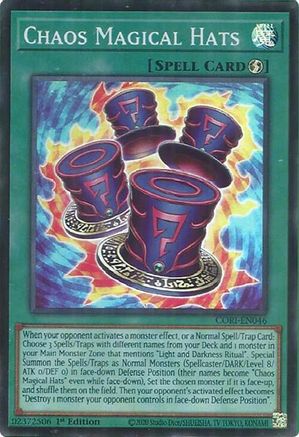 Chaos Magical Hats (CORI-EN046) Super Rare
