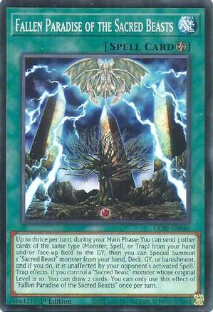 Fallen Paradise of the Sacred Beasts (CORI-EN048) Common / Short Print