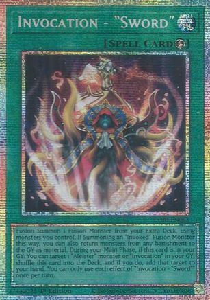 Invocation - "Sword" (Starlight Rare) (CORI-EN053) Starlight Rare