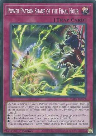 Power Patron Shade of the Final Hour (CORI-EN071) Common / Short Print