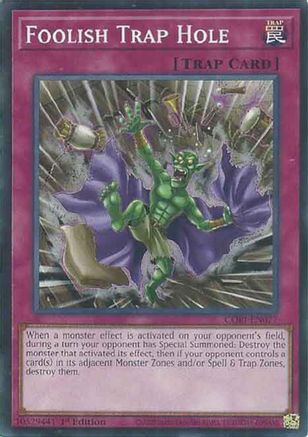 Foolish Trap Hole (CORI-EN077) Common / Short Print
