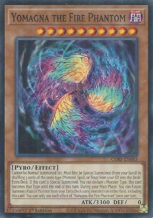 Yomagna the Fire Phantom (CORI-EN083) Common / Short Print