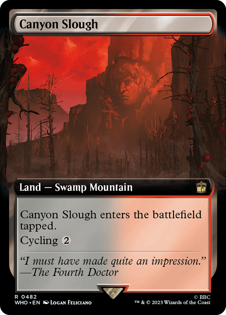 Canyon Slough (Extended Art) [Doctor Who] - Magic: The Gathering - Card Brawlers | Quebec | Canada |