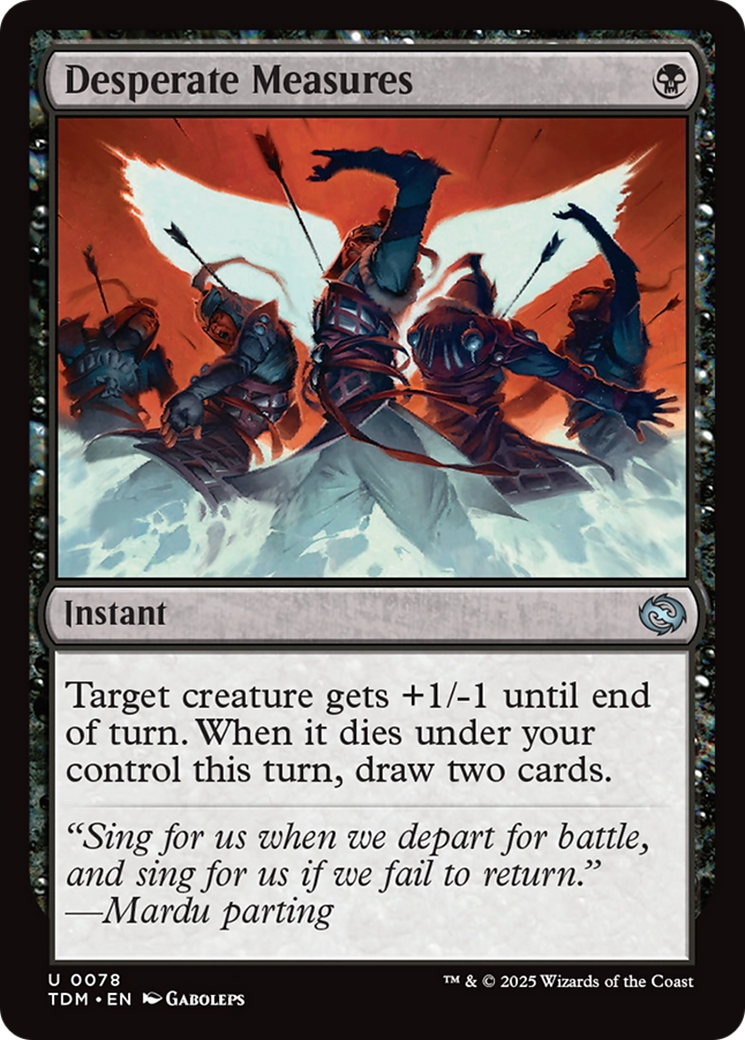 Desperate Measures [Tarkir: Dragonstorm] - Magic: The Gathering - Card Brawlers | Quebec | Canada |