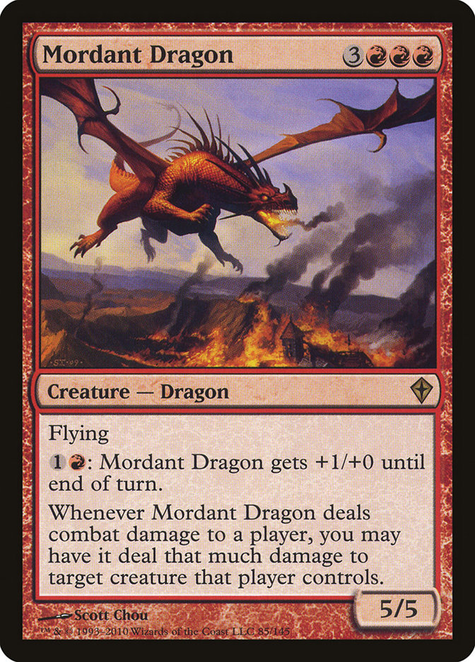 Mordant Dragon [Worldwake] - Magic: The Gathering - Card Brawlers | Quebec | Canada |
