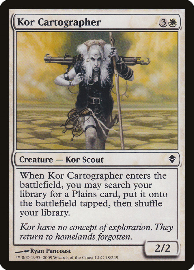 Kor Cartographer [Zendikar] - Magic: The Gathering - Card Brawlers | Quebec | Canada |