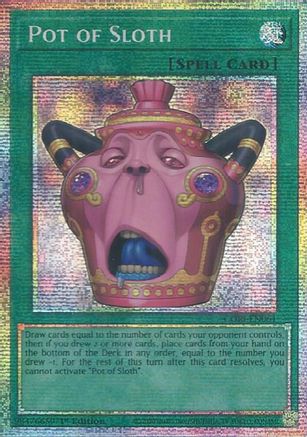 Pot of Sloth (Starlight Rare) (CORI-EN061) Starlight Rare