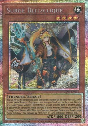 Surge Blitzclique (Starlight Rare) (CORI-EN011) Starlight Rare