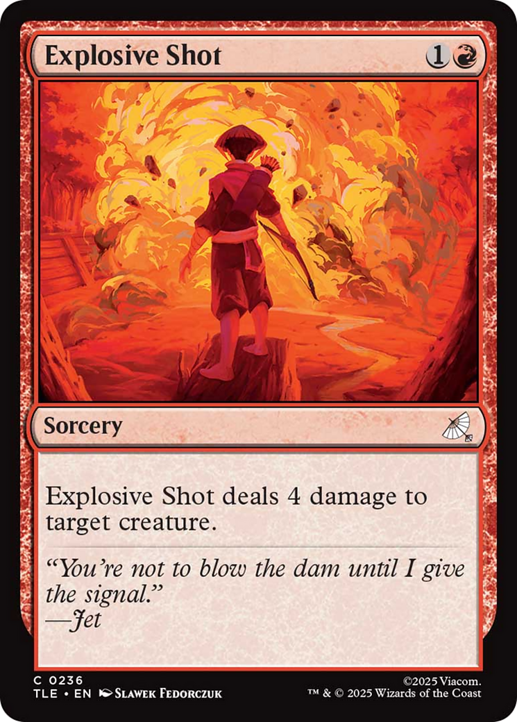 Explosive Shot [Avatar: The Last Airbender: Eternal-Legal] - Magic: The Gathering - Card Brawlers | Quebec | Canada |