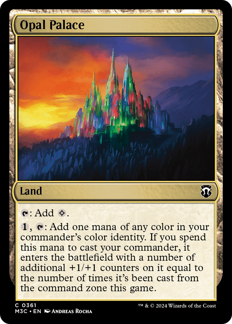 Opal Palace (Ripple Foil) [Modern Horizons 3 Commander] - Magic: The Gathering - Card Brawlers | Quebec | Canada |