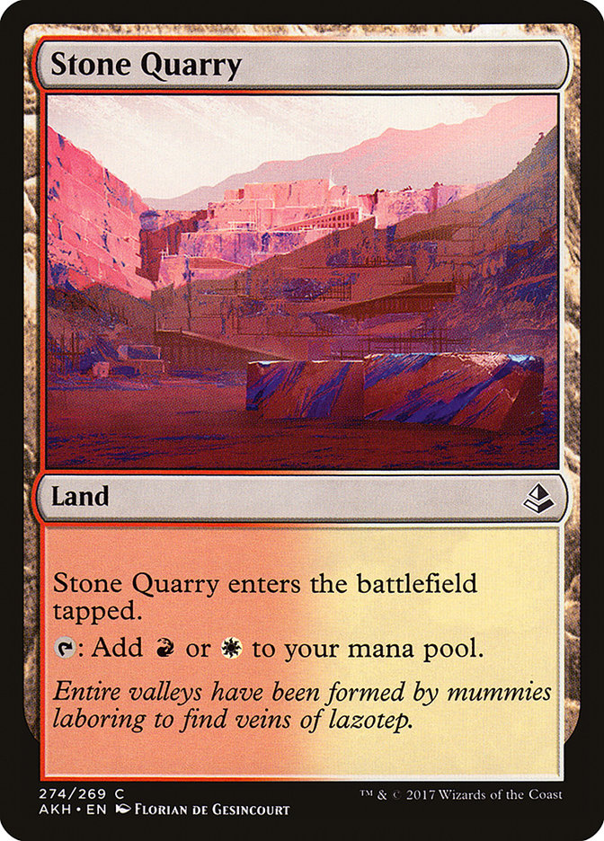 Stone Quarry [Amonkhet] - Magic: The Gathering - Card Brawlers | Quebec | Canada |
