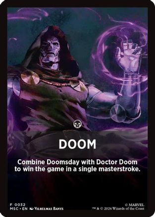 Doom Theme Card (MSC-032) - Commander: Marvel Super Heroes