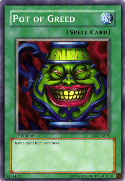 Pot of Greed [SD3-EN019] Common - Yu-Gi-Oh! - Card Brawlers | Quebec | Canada |