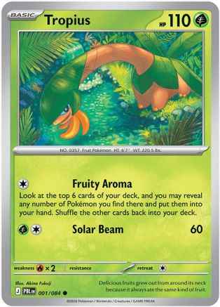 Tropius (001/null) [ME05 Pitch Black]
