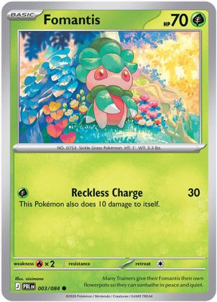 Fomantis (003/084) [ME05 Pitch Black]