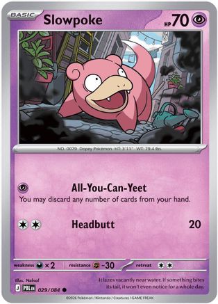 Slowpoke (029/null) [ME05 Pitch Black]