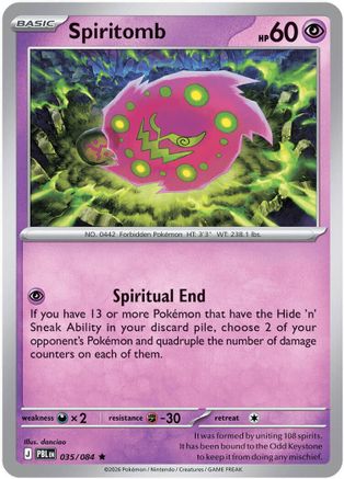 Spiritomb (035/null) - Reverse Holofoil [ME05 Pitch Black]