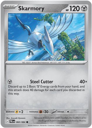 Skarmory (060/null) [ME05 Pitch Black]