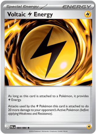 Voltaic Lightning Energy (084/null) - Reverse Holofoil [ME05 Pitch Black]
