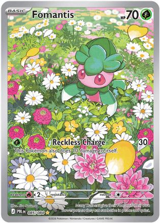 Fomantis (085/084) - Holofoil [ME05 Pitch Black]