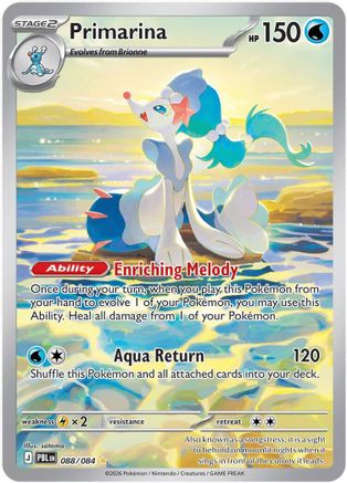 Primarina (088/084) - Holofoil [ME05 Pitch Black]