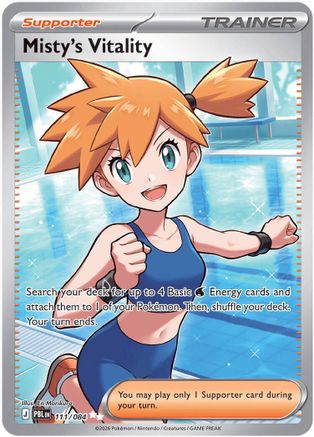 Misty's Vitality (111/084) - Holofoil [ME05 Pitch Black]